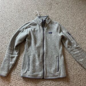 Patagonia Women's Light Gray Fleece Jacket